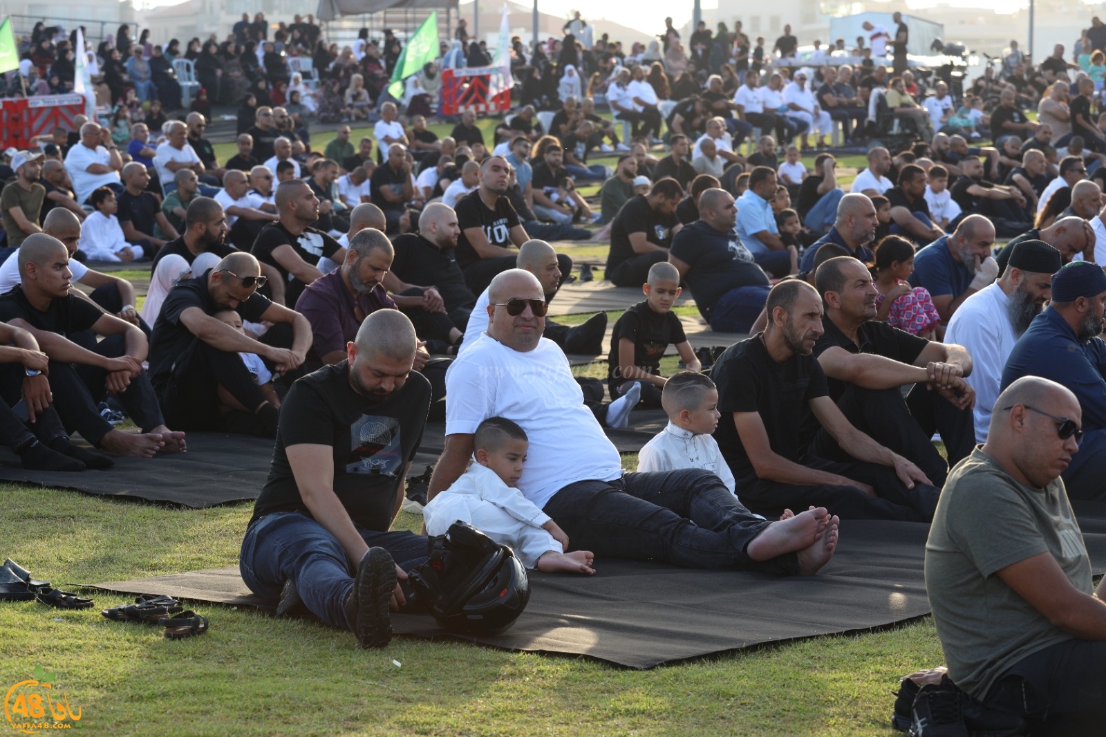 الفيديو الكامل لخطبة صلاة العيد في متنزه العجمي بيافا